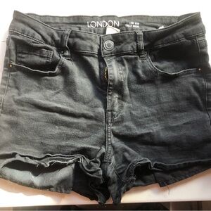Urban Behavior Black Denim Cutoff Shorts